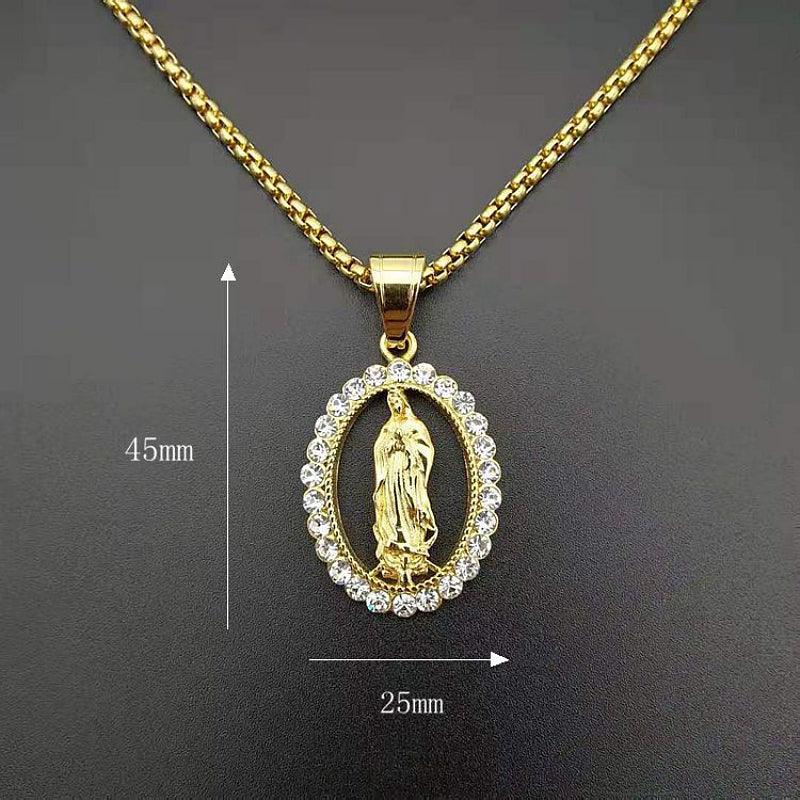Collier chance et bonheur Marie mère de Jésus