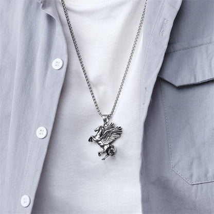 Pendentif porte-bonheur Pégase Antiquité grecque