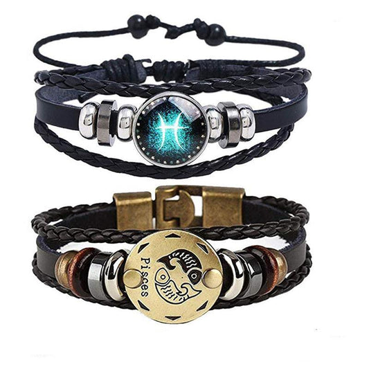 Bracelet porte-bonheur Poissons signe du zodiaque