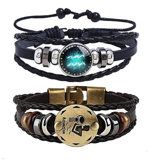 Bracelet porte-bonheur Verseau signe du zodiaque