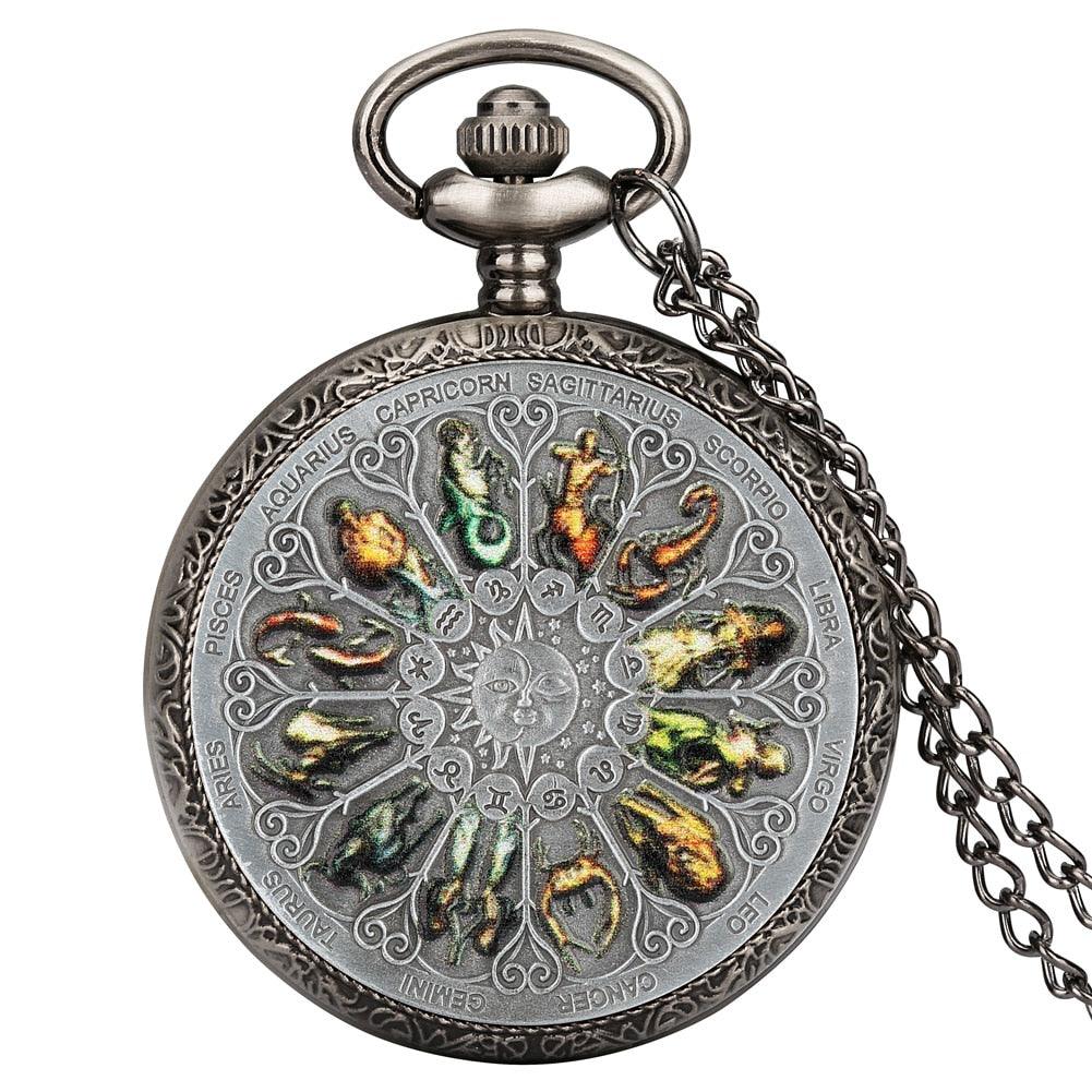 Montre à gousset 12 constellations