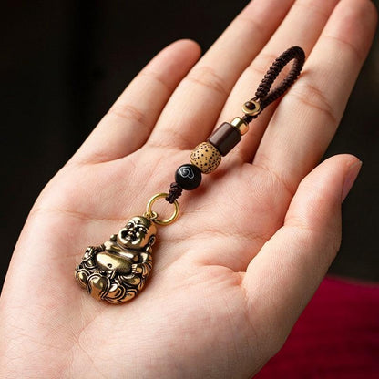 Porte-clé talisman de protection Bouddha