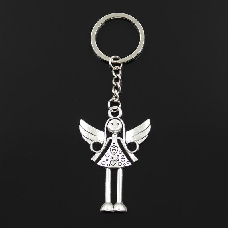 Porte-clé porte-bonheur ange gardien protection