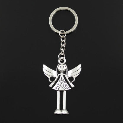 Porte-clé porte-bonheur ange gardien protection