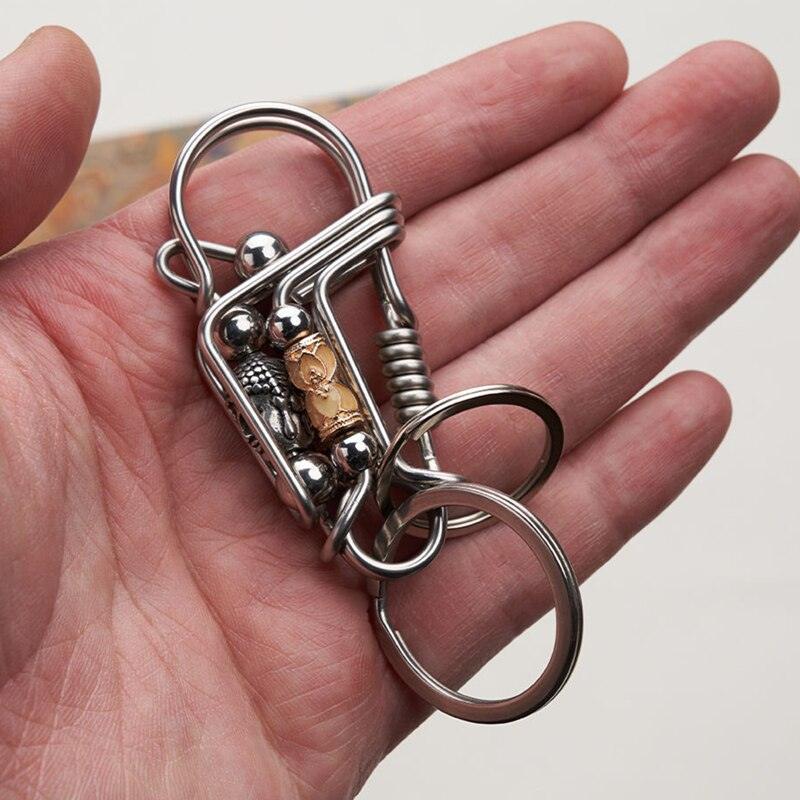 Porte-clé talisman bouddha