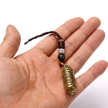 Porte-clé porte-bonheur tibétain bouddha