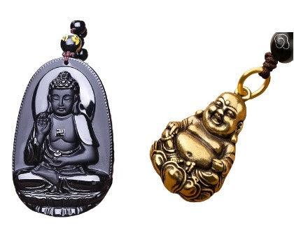 Ensemble porte-bonheur Bouddha